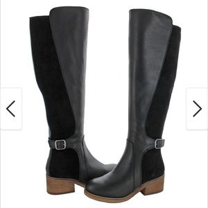 Lucky Brand Timinii Leather Tall Riding Boots, size 7.5